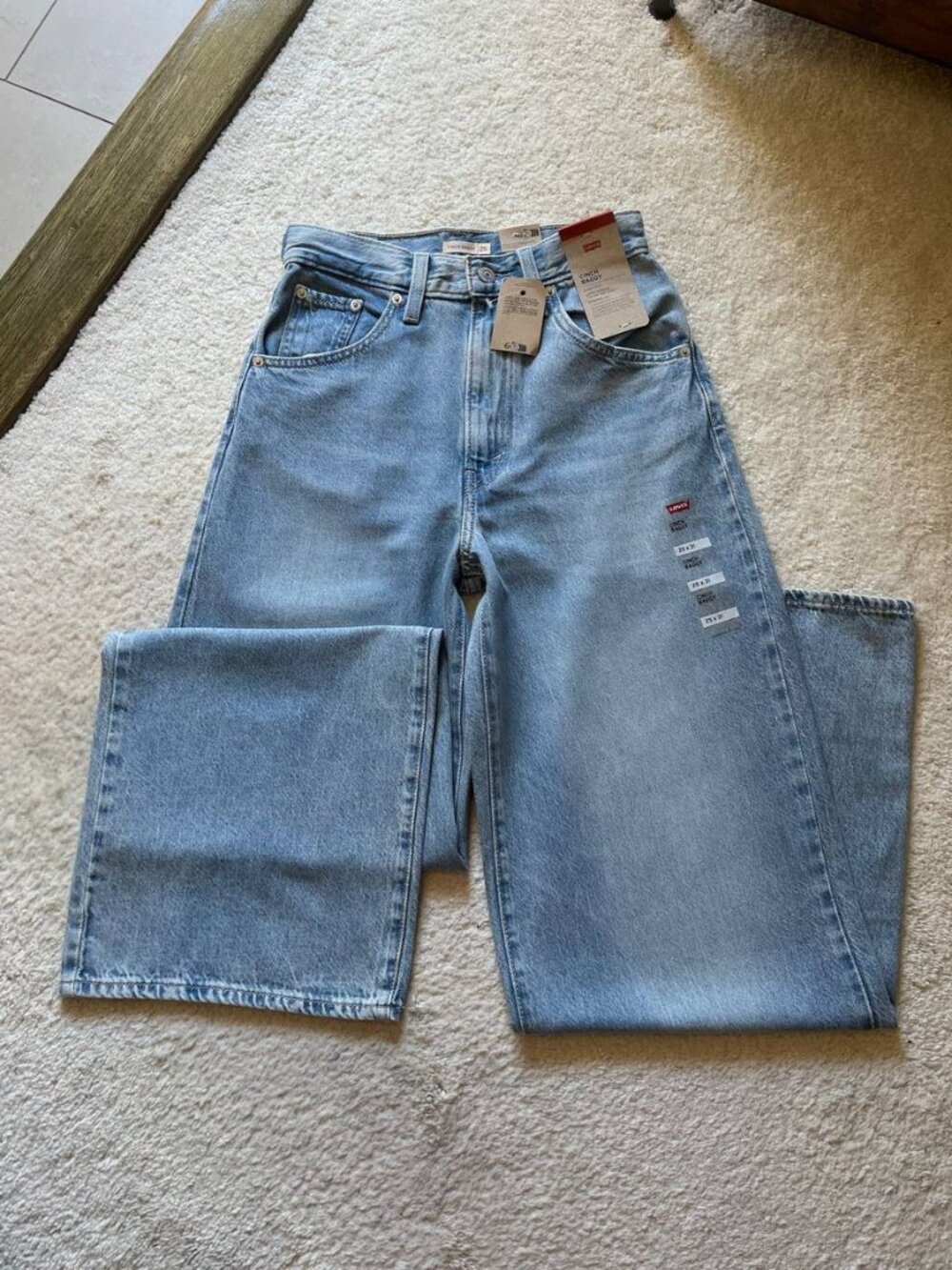 NWT Levi's Cinch Baggy High Rise Women's Jeans Size 25/31